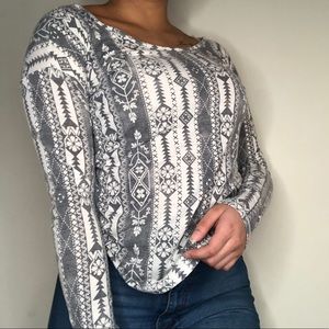 Tribal Long Sleeve Top